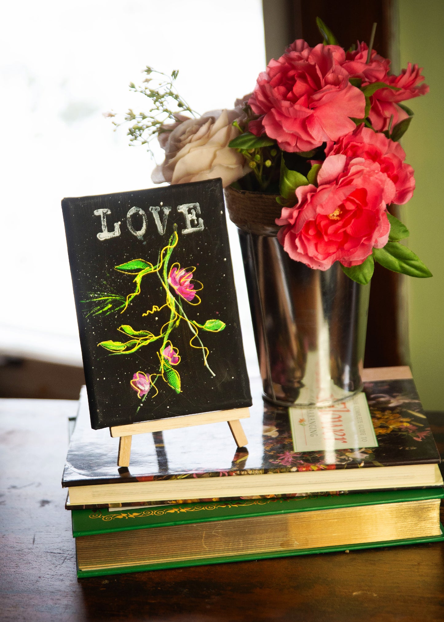 1 Corinthians 13 themed mini original art.