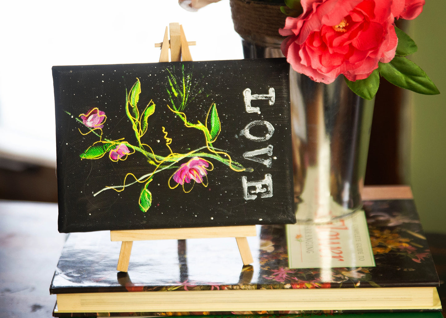1 Corinthians 13 themed mini original art.