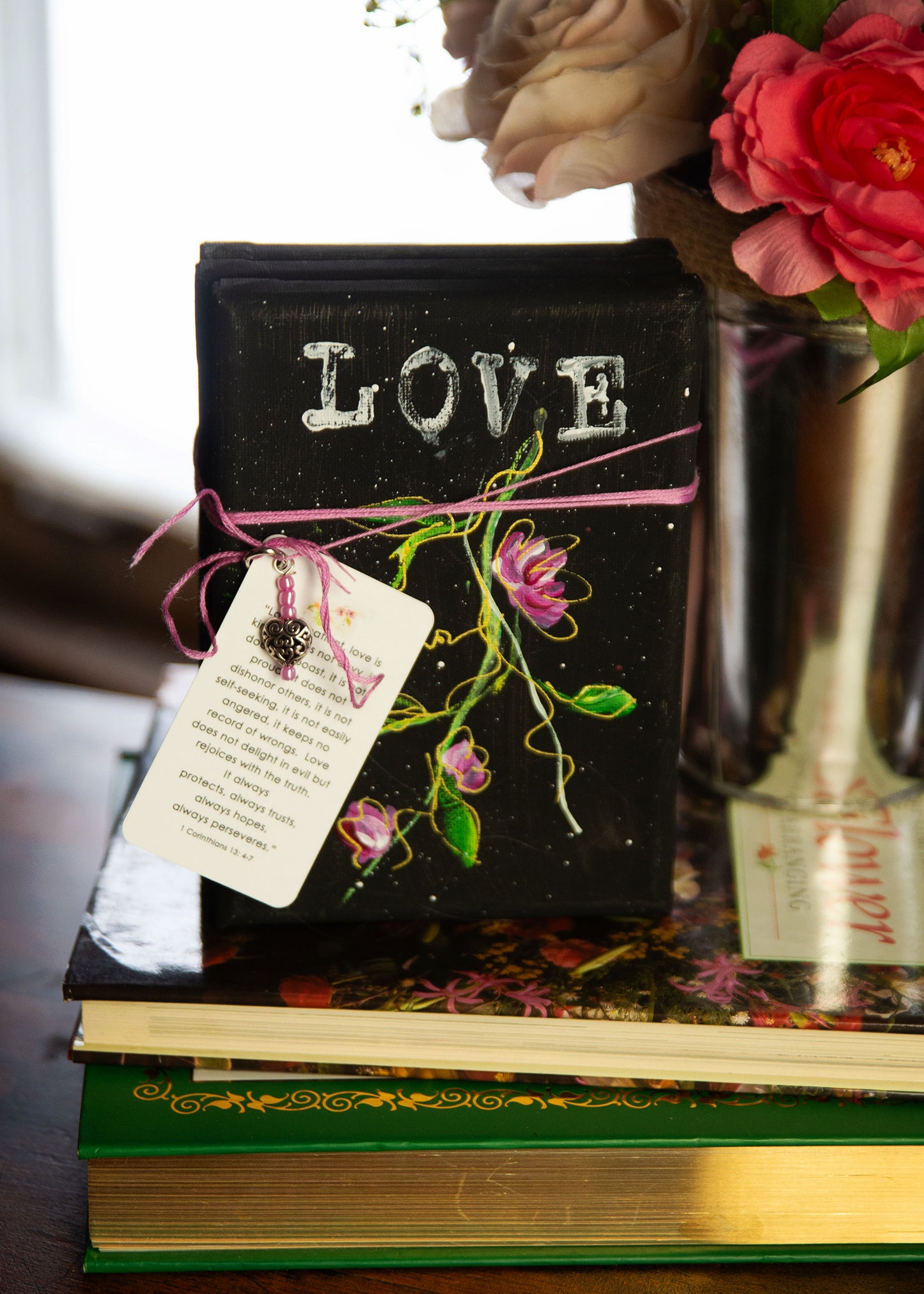 1 Corinthians 13 themed mini original art.