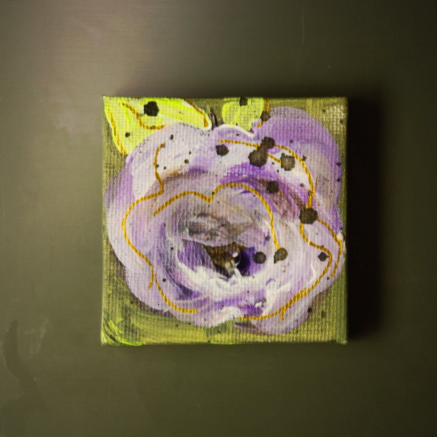 3X3 Floral Mini Canvas Magnets (set of 4)