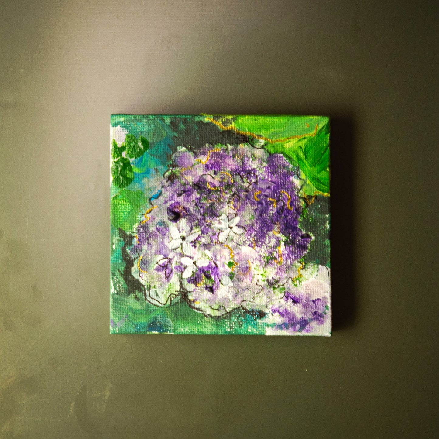 3X3 Hydrangea Magnets (set of 4)