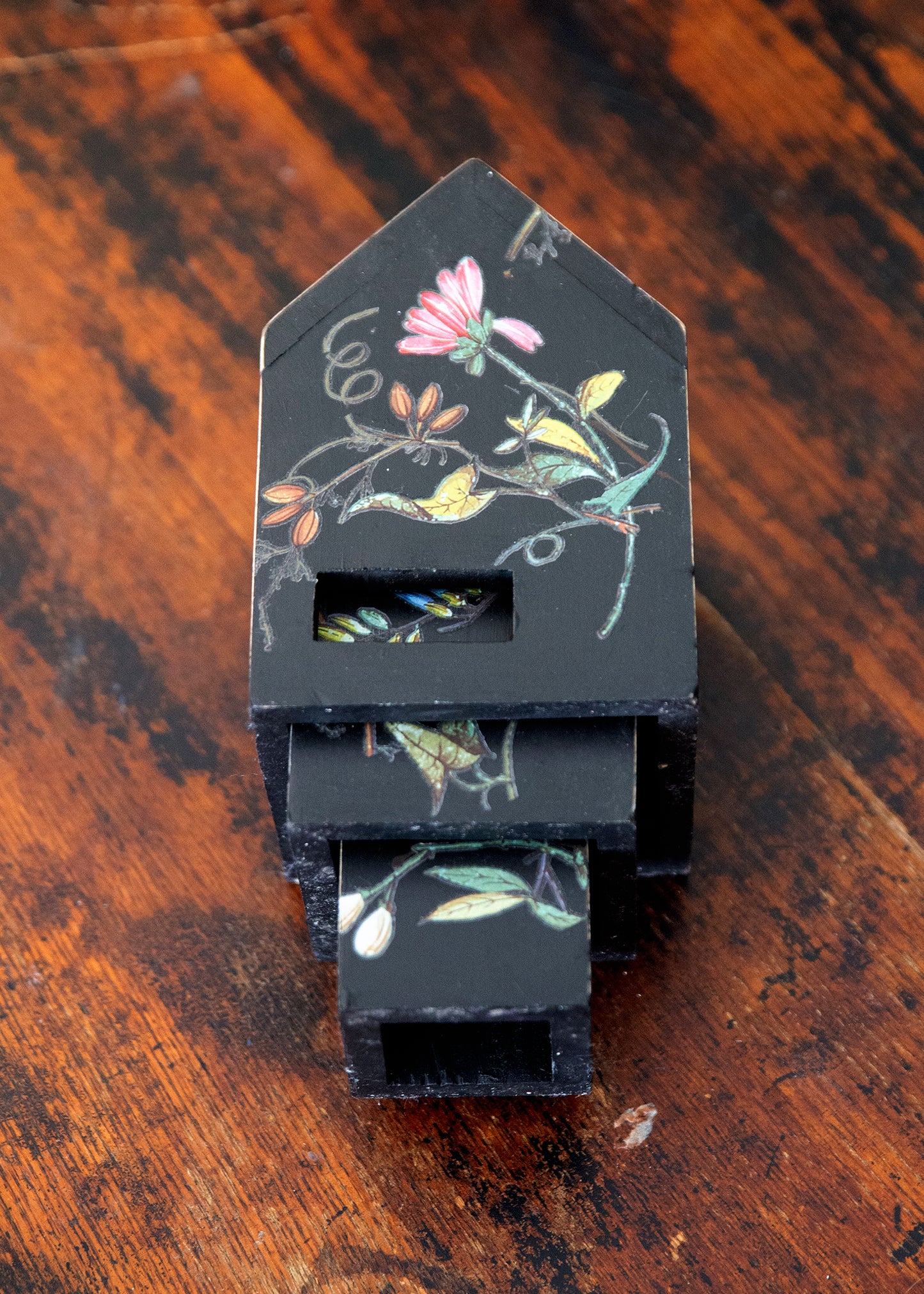Stacking Houses Black (set of 3)