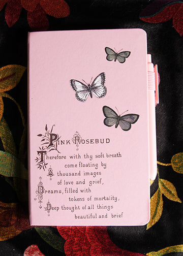 Pink Rosebud Notebook