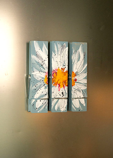 Set of 3 Daisy Magnets #1