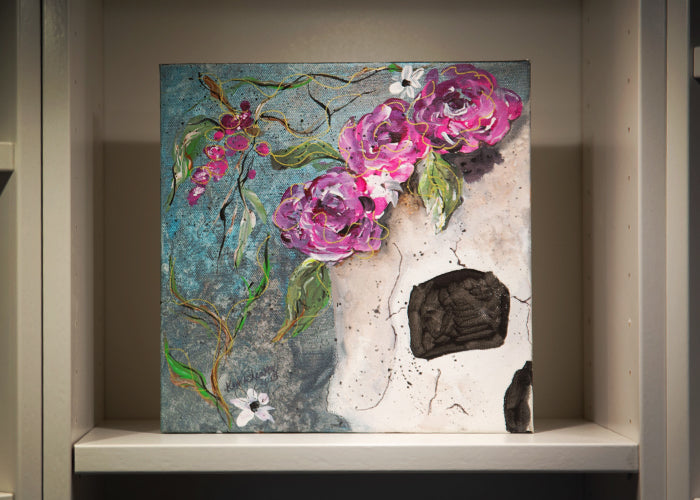 Skull and Flowers #1