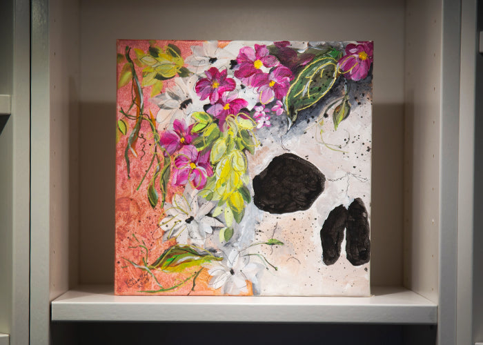 Skull and Flowers #2